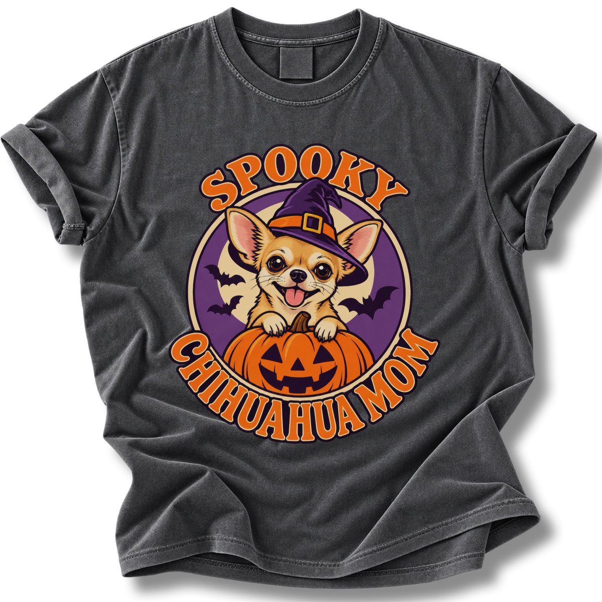 Spooky Chihuahua Mom Halloween Shirt | Cute Dog Mom Tee