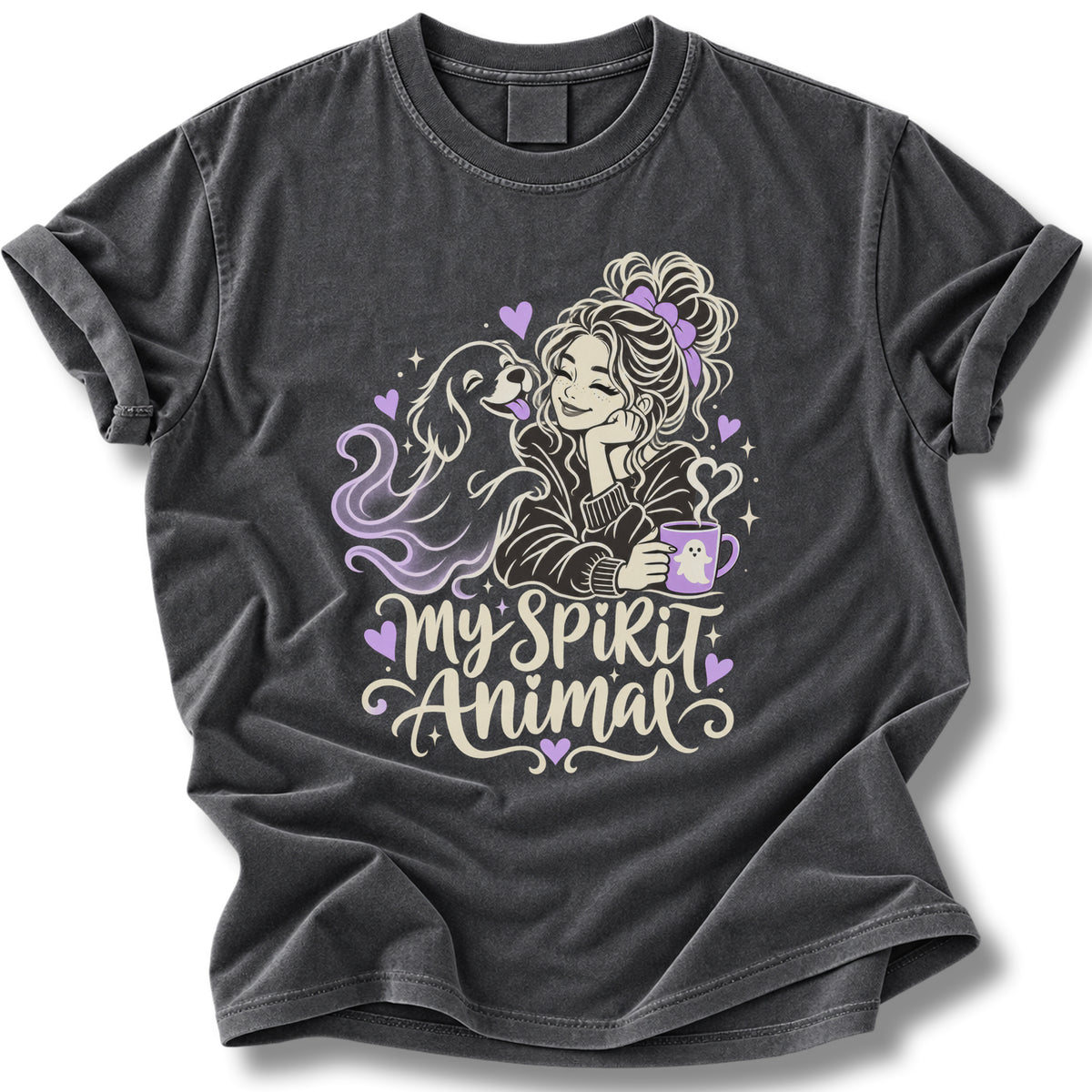 My Spirit Animal Halloween Shirt | Cute Dog Mom Tee
