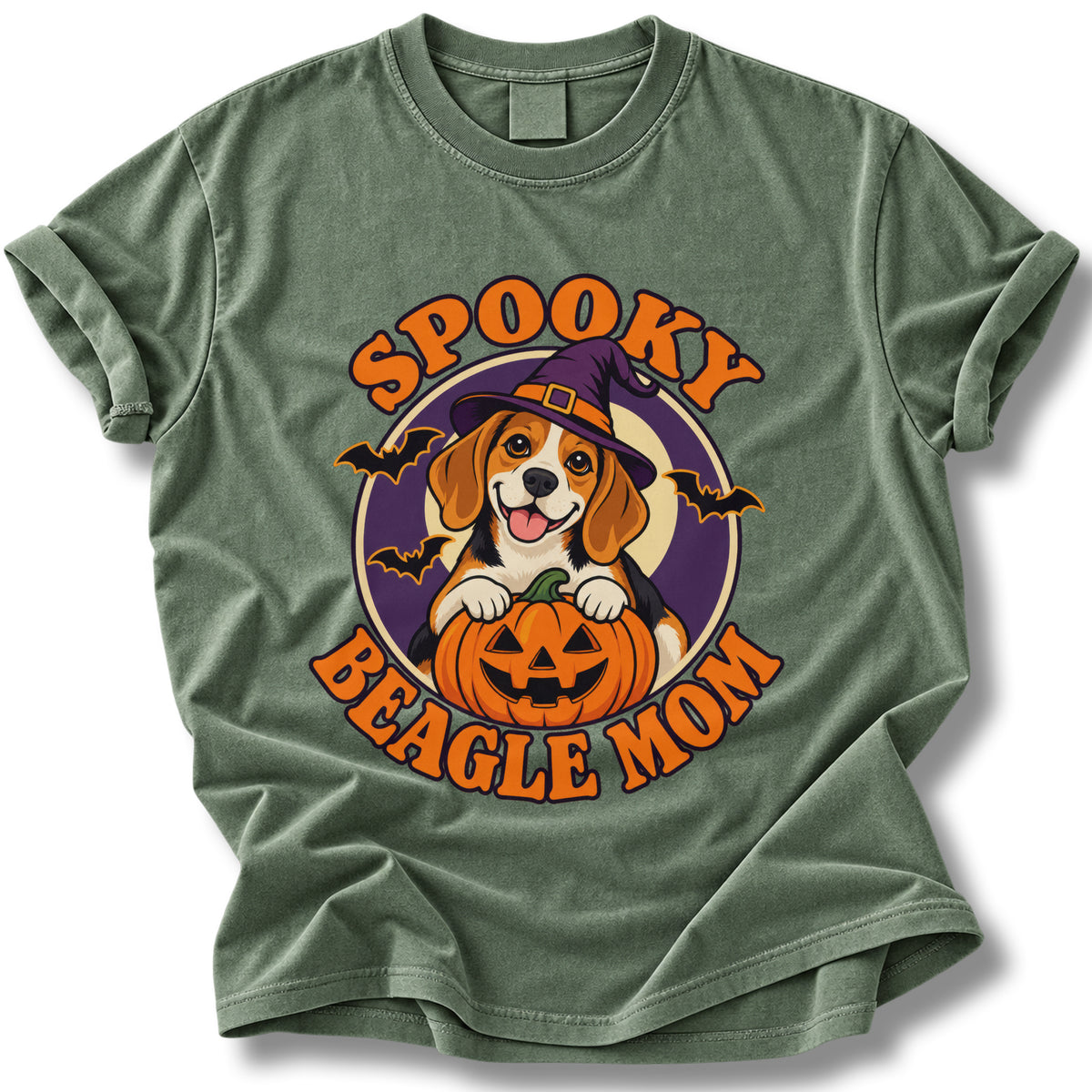 Spooky Beagle Mom Halloween Shirt | Cute Dog Mom Tee
