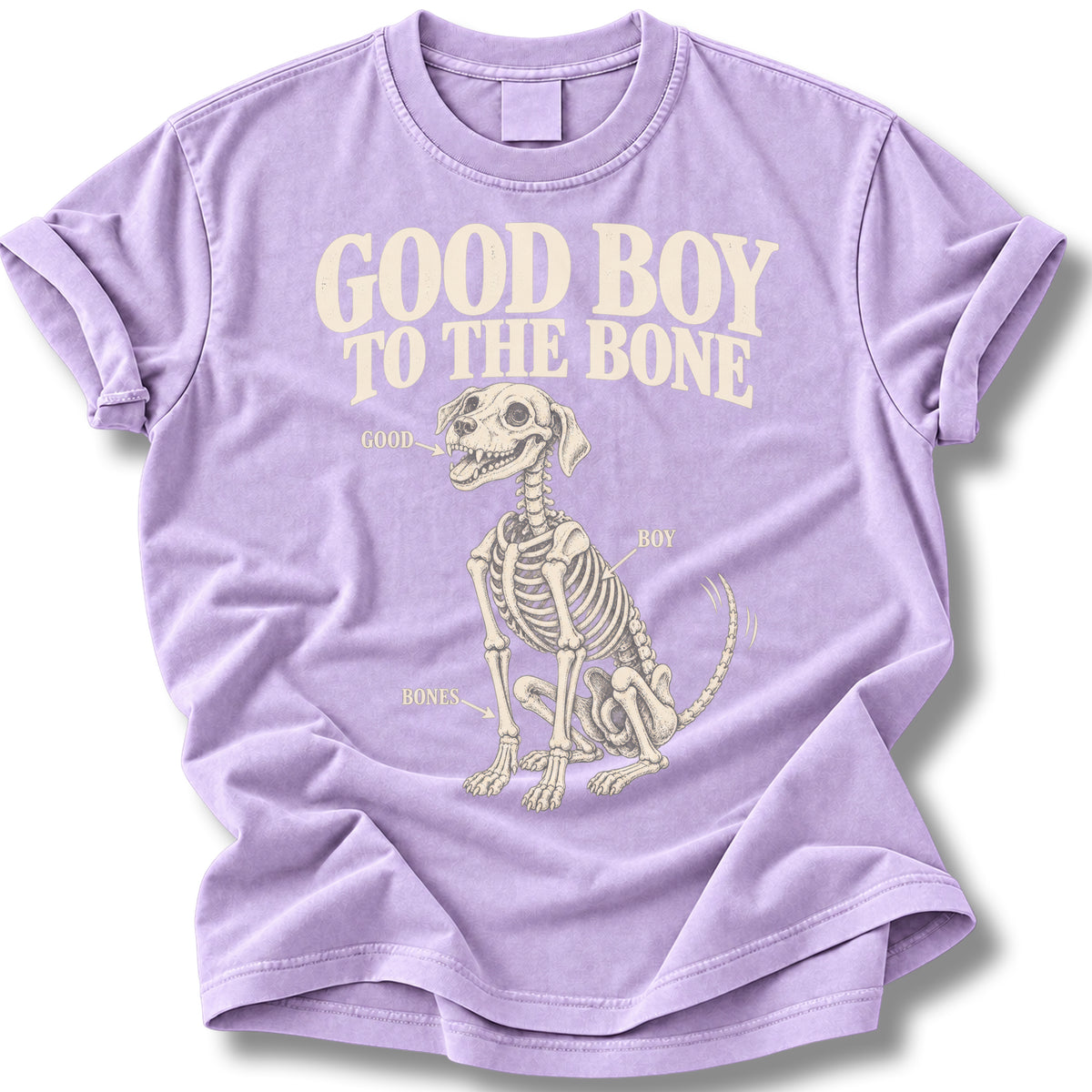 Good Boy to the Bone Halloween Shirt | Funny Skeleton Dog Tee
